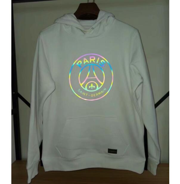 PSG White Hoody Sweater Top 2020/21